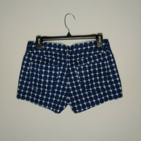 Madewell Women's Size 27 Blue and White Shorts - Picture 6 of 8